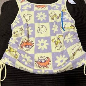 Rugrats Yellow Tank Top